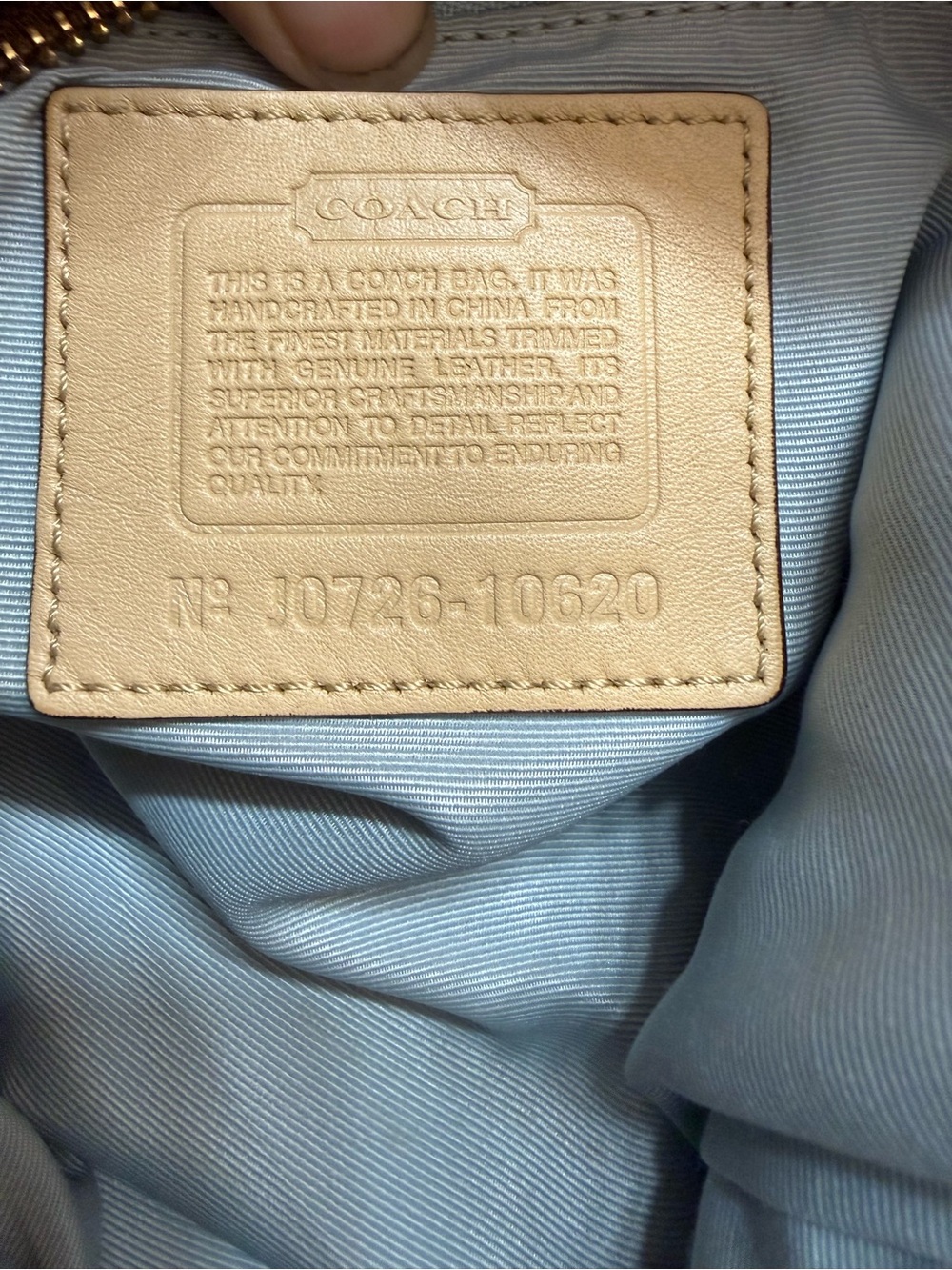 Coach Brown Signature Carly Hobo Bag - Classic Canvas - Picture 4 of 14
